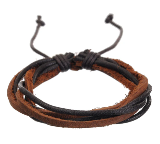 MAD MAN LEATHER BRACELETS - ASSORTED