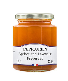 L'EPICURIEN APRICOT & LAVENDER JAM 11.3oz. - FRANCE