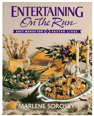 ENTERTAINING ON THE RUN HARDCOVER (MISSING COVER JACKET)