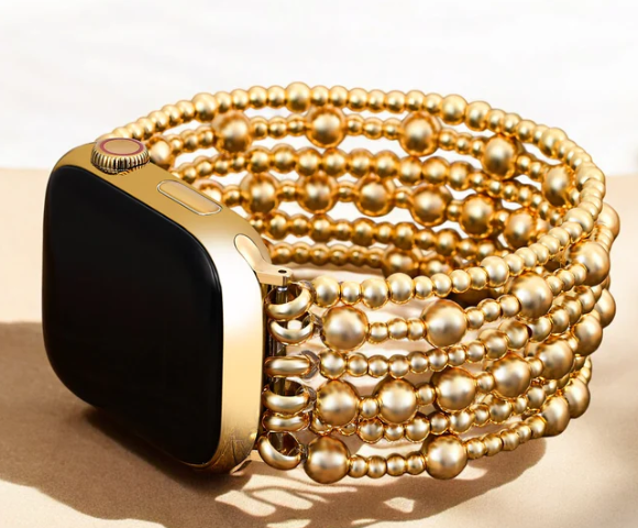 CAPE DIABLO APPLE WATCH STRAP GOLDEN DEMURE STRETCH