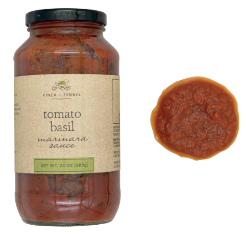 FINCH & FENNEL TOMATO BASIL MARINARA SAUCE