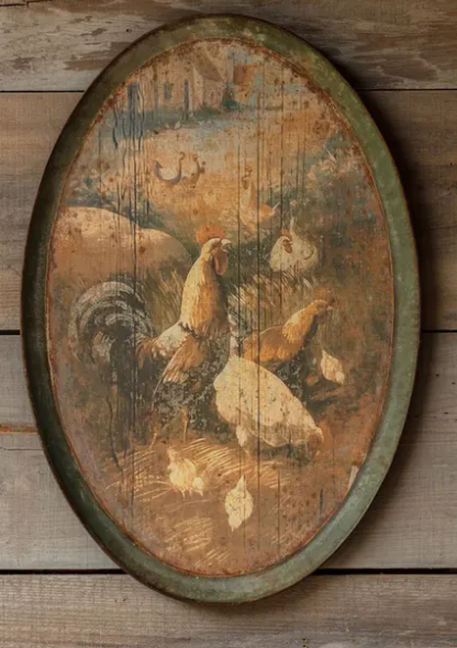 FRENCH FARM OBLONG TOLE TRAY