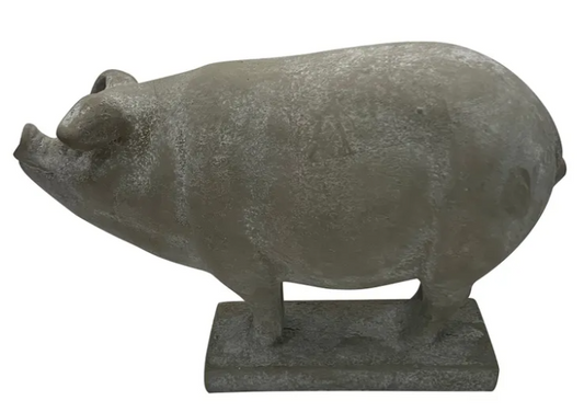 ENGLISH GARDEN CEMENT PIGLET