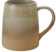 14 oz. STONEWARE MUG, REACTIVE GLAZE - ASSORTED