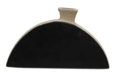 BLACK AND NATURAL TERRACOTTA VASES - ASSORTED