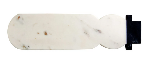 MARBLE SNOWMAN SHAPED CHEESE/CUTTING BOARD