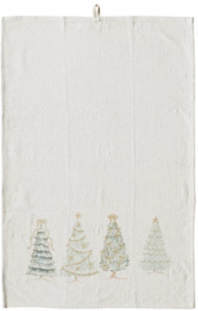 HOLIDAY COTTON PRINTED TEA TOWEL - ASSORTED
