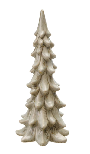 HOLIDAY STONEWARE TREE - ASSORTED