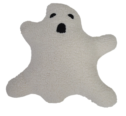 FAUX SHERPA FABRIC GHOST PILLOW
