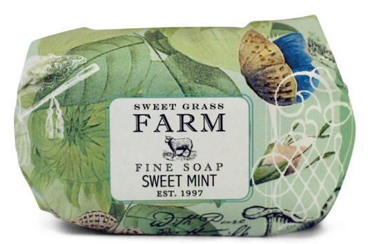 SWEET GRASS FARM MEADOW SWEET MINT TRIPLE MILLED SOAP
