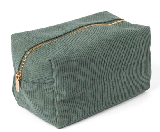 ELYSE BREANNE CORDUROY COSMETIC BAG - ASSORTED