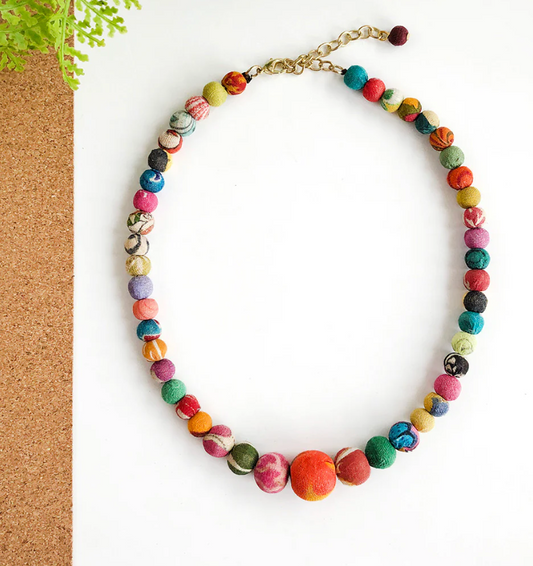 KANTHA GRADUATED NECKLACE