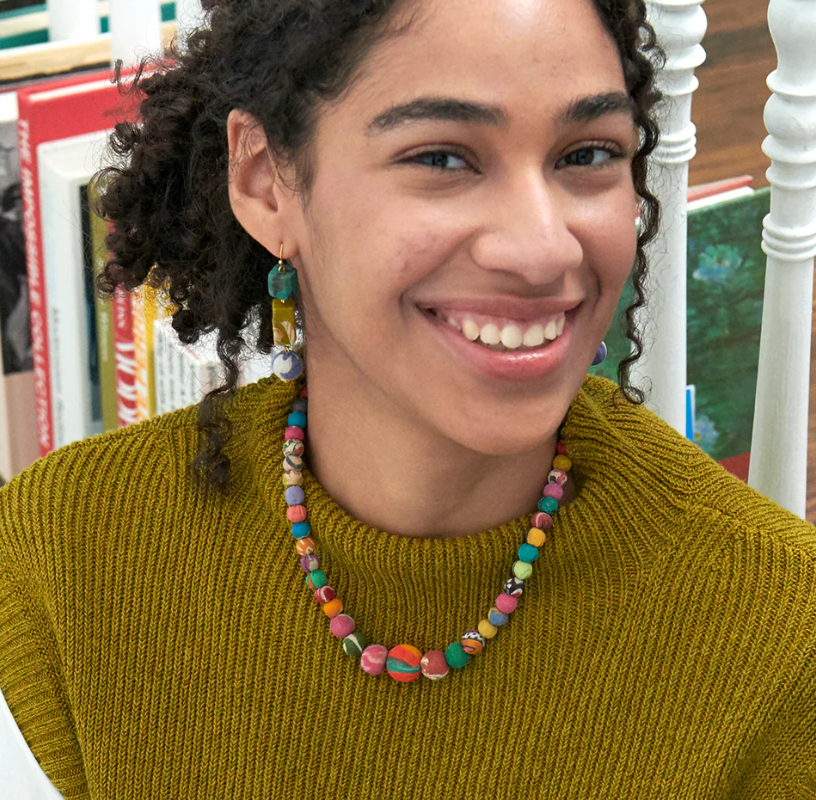 KANTHA GRADUATED NECKLACE