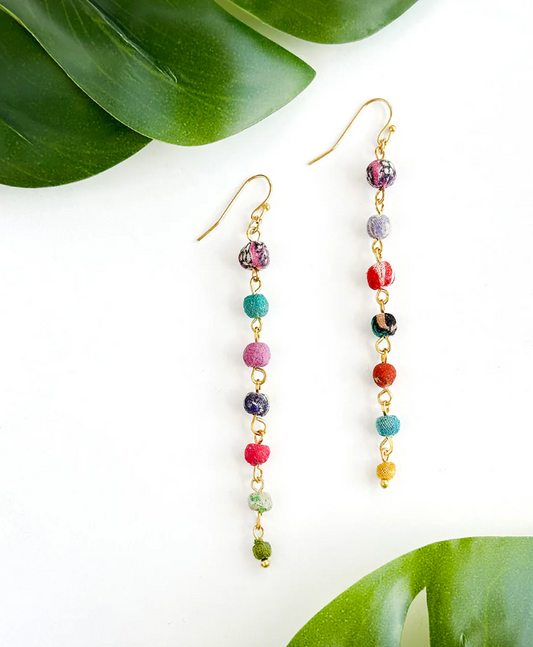 KANTHA MILIEU LINEAR EARRINGS