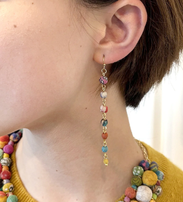 KANTHA MILIEU LINEAR EARRINGS
