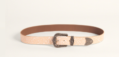 LOYAL WEST SOPHIA FLORAL LEATHER BELT - ASSORTED