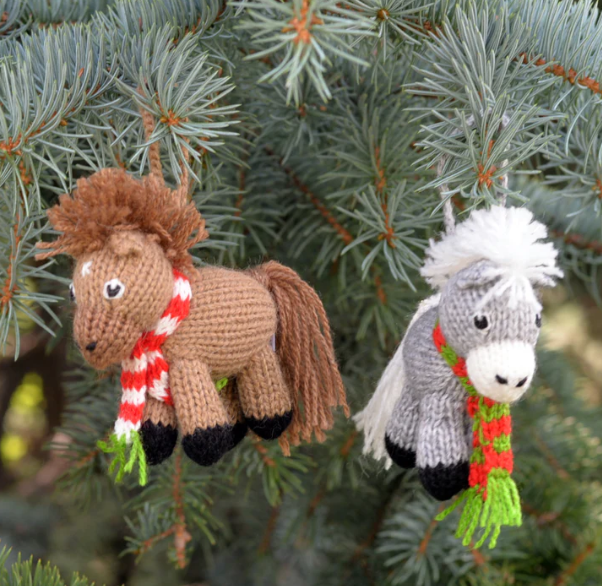 CROCHET HORSE ORNAMENT - ASSORTED