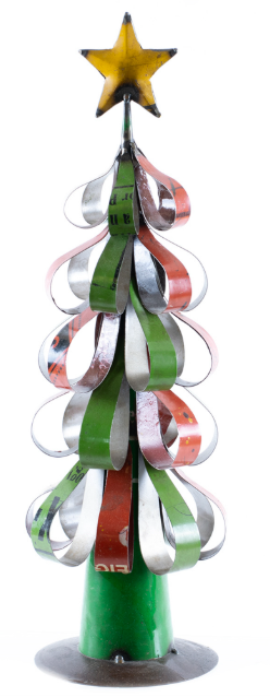 CHRISTMAS TREE - RECYCLED METAL SIGNS