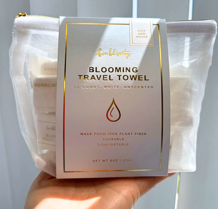 BONBLISSITY BLOOMING TRAVEL TOWEL - ASSORTED