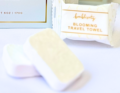 BONBLISSITY BLOOMING TRAVEL TOWEL - ASSORTED