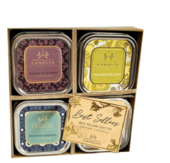 CREATIVE ENERGY SOY LOTION CANDLE BEST SELLER GIFT SET - SET OF 4 CANDLES