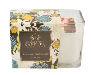 CREATIVE ENERGY SOY LOTION CANDLES - BERGAMOT & OAKMOSS