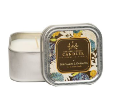 CREATIVE ENERGY SOY LOTION CANDLES - BERGAMOT & OAKMOSS