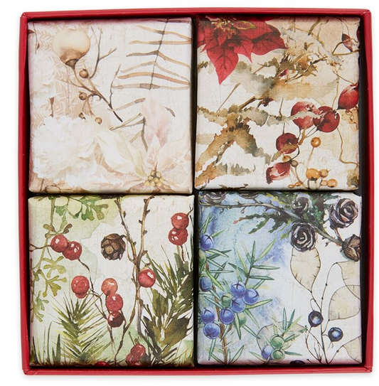 EUROPEAN SOAPS - VIA MERCATO NATALE GIFT SET - WINTER WONDERLAND