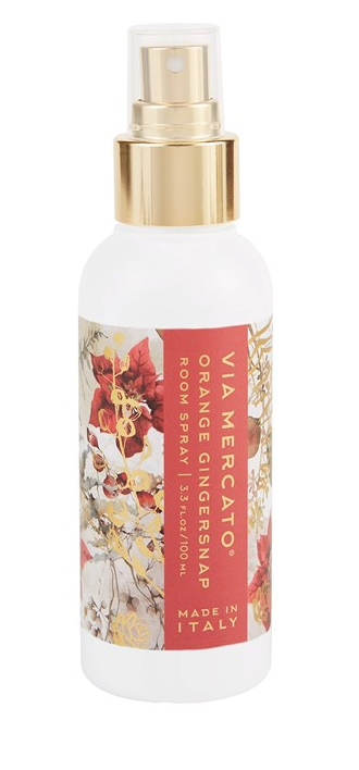 EUROPEAN SOAPS - VIA MERCATO NATALE ROOM SPRAY - ASSORTED SCENTS