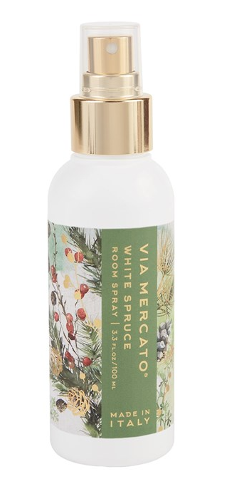 EUROPEAN SOAPS - VIA MERCATO NATALE ROOM SPRAY - ASSORTED SCENTS