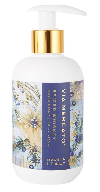 EUROPEAN SOAPS - VIA MERCATO NATALE LIQUID SOAPS - HOLIDAY COLLECTION