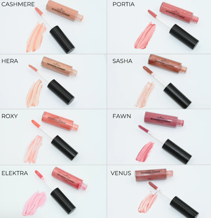 HONESTLY MARGO WONDER FEMME LIP GLOSS - ASSORTED