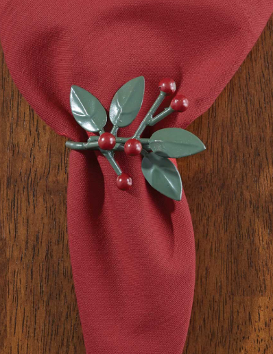 LEAVES AND BERRIES NAPKIN RING
