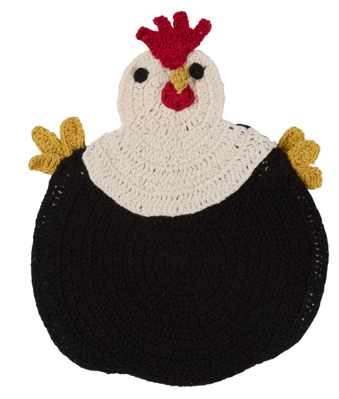 HENRIETTA CROCHET TRIVET - ASSORTED