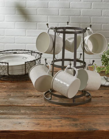 LANE 10 MUG RACK - ASSORTED