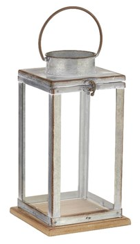 GALVANIZED LANTERNS - ASSORTED