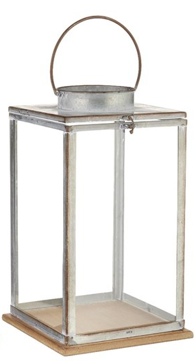 GALVANIZED LANTERNS - ASSORTED