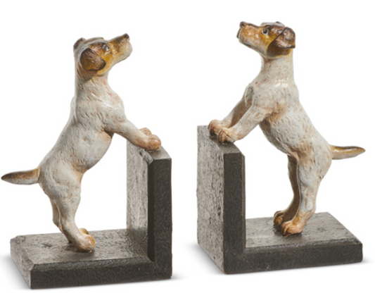 DOG BOOKENDS