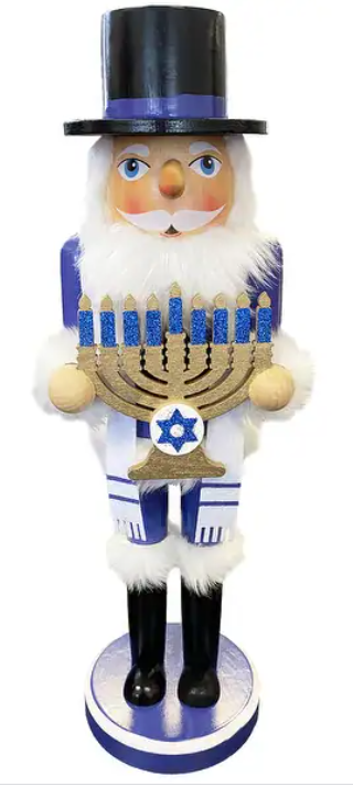 14" HANNUKAH NUTCRACKER