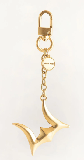 LOYAL WEST ON THE GO BAG CHARM  - NICKLE