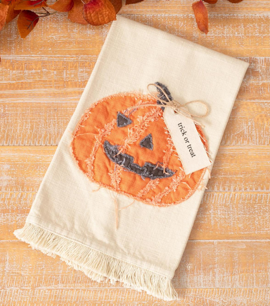 RAGGEDY PUMPKIN TEA TOWEL