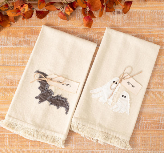RAGGEDY HALLOWEEN TEA TOWELS - ASSORTED