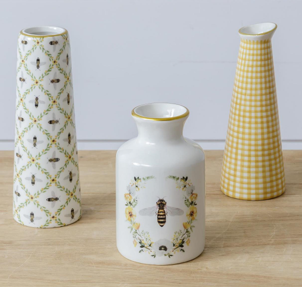BEE KIND BUD VASES - ASSORTED