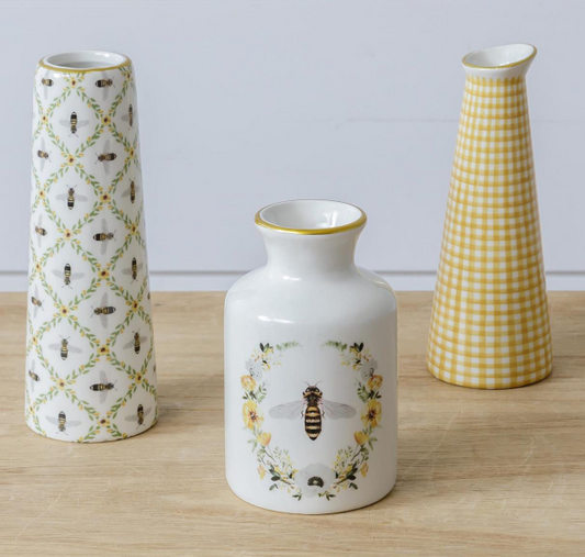 BEE KIND BUD VASES - ASSORTED