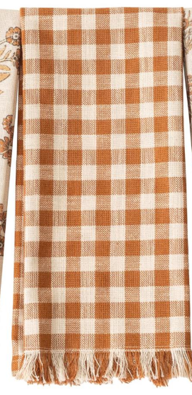 BLOCK PRINT TEA TOWELS - ASSORTED