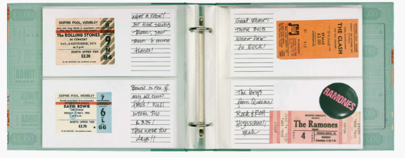 JUST THE TICKET: TICKET STUB ORGANIZER