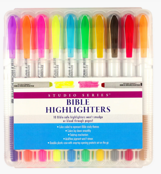 BIBLE HIGHLIGHTERS (SET OF 10 GEL HIGHLIGHTERS)