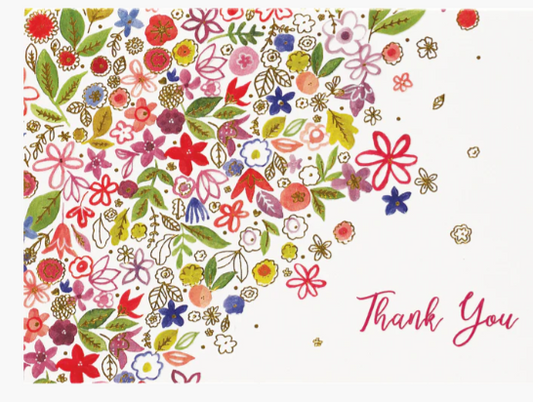 FLORAL DAYDREAM THANK YOU NOTE CARDS