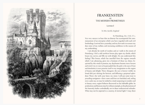 Frankenstein Library Display FRANKENSTEIN - MASTERPIECE LIBRARY EDITION – Bénie Home Furnishings ...