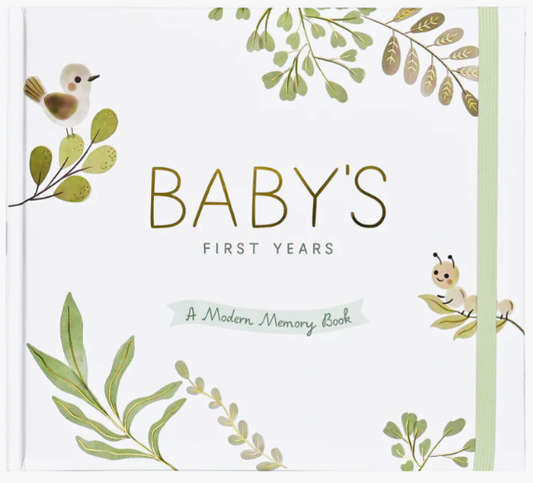 BABY'S FIRST YEARS: BABY BOOK AND KEEPSAKE PHOTO ALBUM